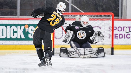 Development camp: Late bloomer Harding made strides in OHL taken in Cranberry, Pa. (Penguins)