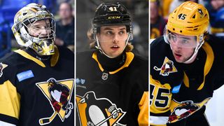 Ranking Penguins' top 10 prospects ... for now taken in Downtown (Top story). Photo by WBS Penguins / Getty